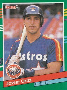 Javier Ortiz - Donruss 91 Baseball Card